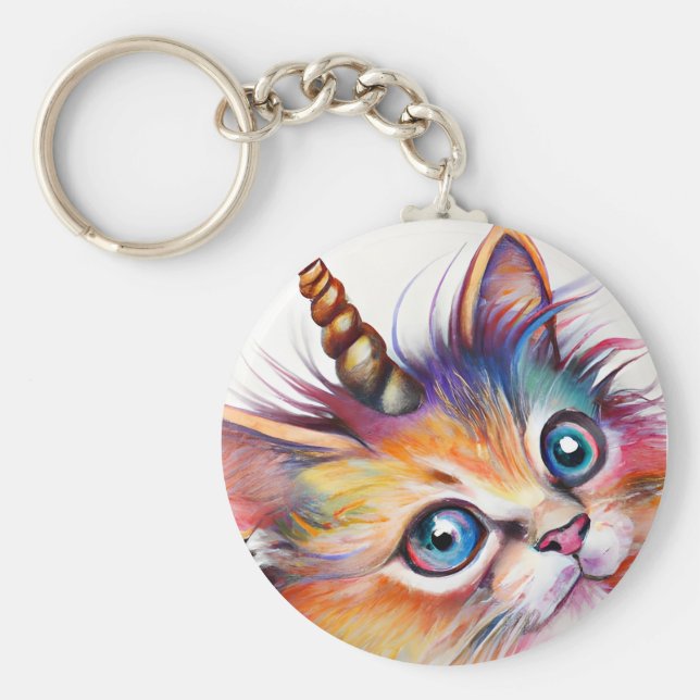 Chaveiro do Unicorn Kitten (Frente)
