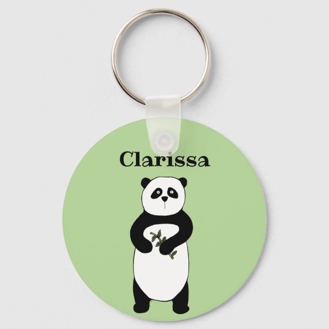 Chaveiro do Urso Panda Personalizado (Frente)