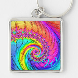 Chaveiro do vidro 6 do Fractal