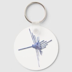 Chaveiro do vidro do colibri de Nazca