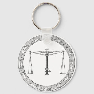 Chaveiro do zodíaco do LIbra