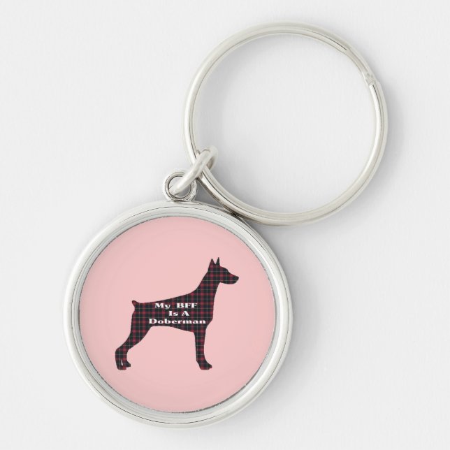Chaveiro Doberman Pinscher BFF (Frente)