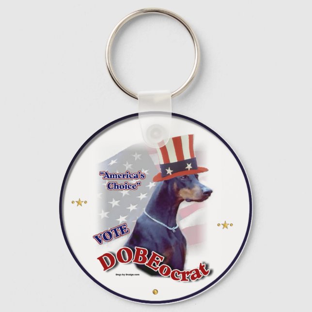 Chaveiro Doberman Pinscher Gifts (Frente)
