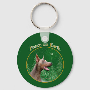 Chaveiro Doberman Pinscher (isabella) Peace