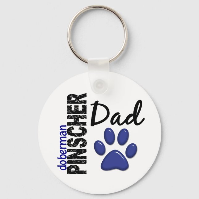 Chaveiro Doberman Pinscher Pai 2 (Frente)