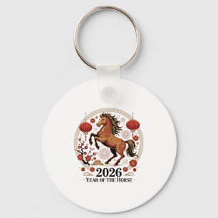 Chaveiro Doce 2026 Ano do Cavalo Zodíaco Garota Sorte Anima