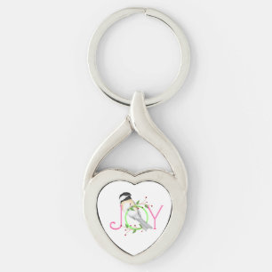 Chaveiro Doce Chickadee "Alegria"