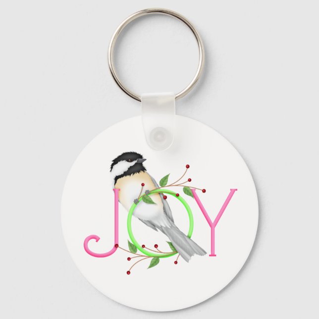 Chaveiro Doce Chickadee "Alegria" (Frente)
