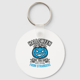 Chaveiro Doce de Halloween de Estranhos Desenho de Abóbora