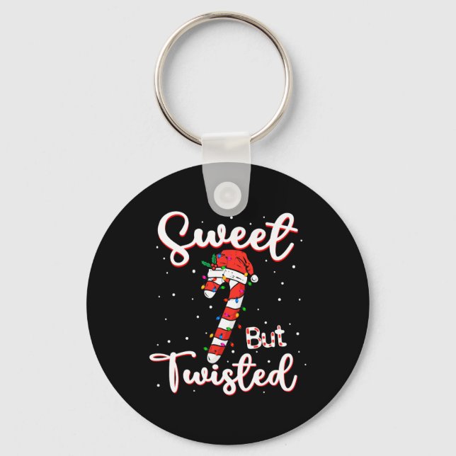 Chaveiro Doce Mas Engraçado Natal Pirulito De Natal  (Frente)