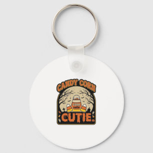 Chaveiro Doce Milho Cute Vintage Design Vector Halloween_1