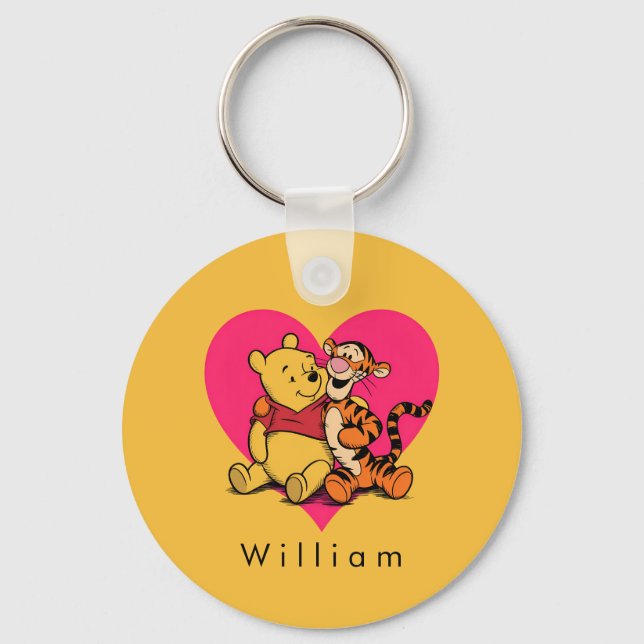 Chaveiro Doce Winnie the Pooh & Tigger (Frente)