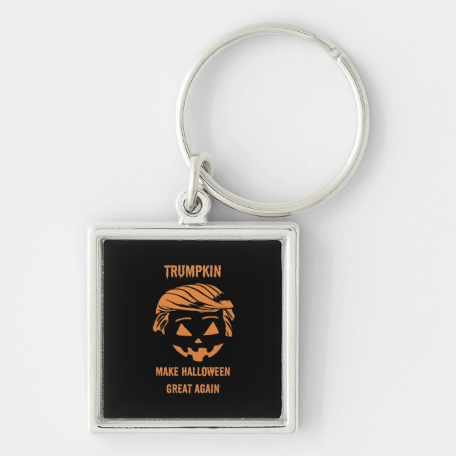 Chaveiro Docinho, Trumpkin, Halloween Merch Classic (Frente)