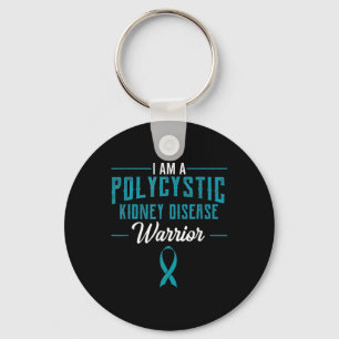 Chaveiro Doença Renal Pkd Warrior Pckd Consciência Teal 2