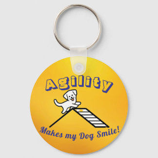 Chaveiro Dog Agility Themed Keychain