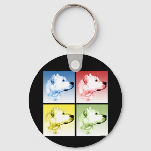 Chaveiro Dogo Argentino Pop Art