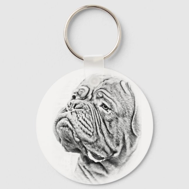 Chaveiro Dogue De Bordeaux - Mastiff Francês (Frente)