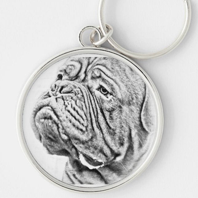 Chaveiro Dogue De Bordéus - Mastiff francês (Frente)