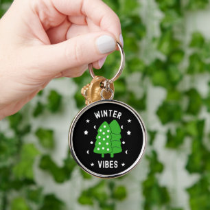 Chaveiro Dois Árvores Vibrações de Inverno
