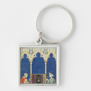 Chaveiro Dois jogadores da gamão