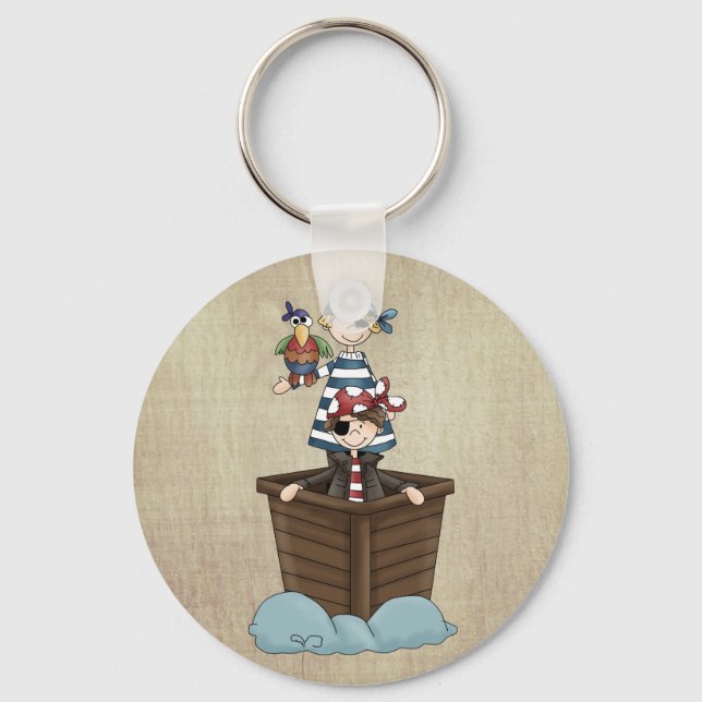 Chaveiro Dois Piratas (Frente)