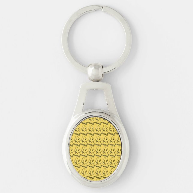 Chaveiro dolar dourado (Frente)