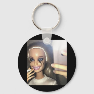 Chaveiro Doll Humor Escura Fumando Selfie Parody