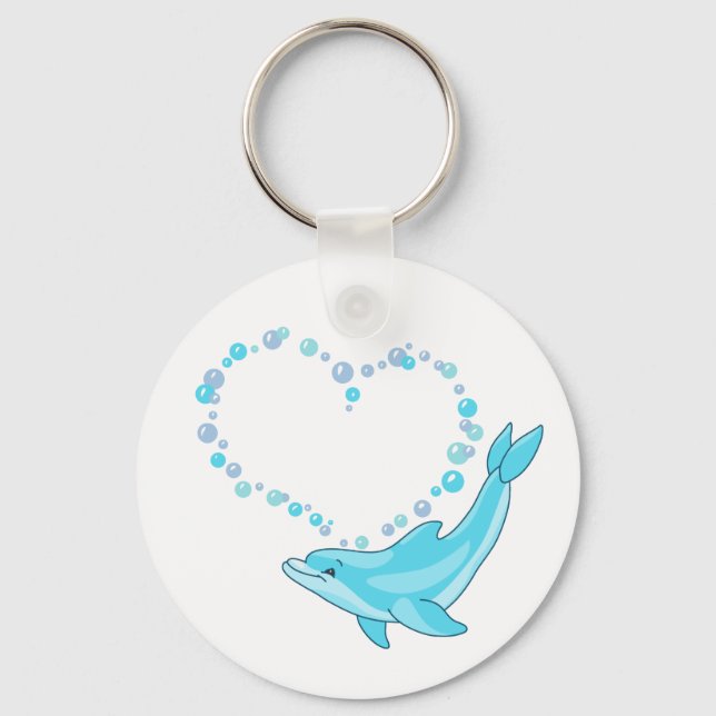 Chaveiro Dolphin Heart (Frente)