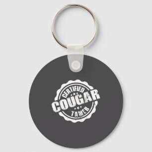 Chaveiro Domador de Onça Certificado Funny Mens Cougar Tame