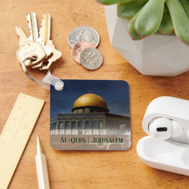 Chaveiro Dome of the Rock Jerusalem Al-Quds Keychain (Mesa)