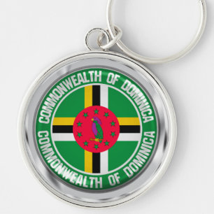 Chaveiro Dominica Round Emblem