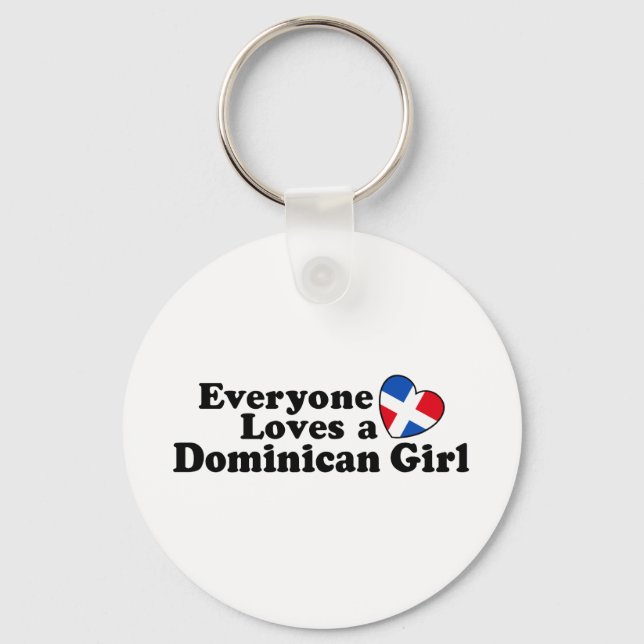 Chaveiro Dominicana Girl (Frente)