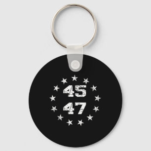 Chaveiro Donald Trump 2024 45 47 Bandeira Americana 4 De Ju
