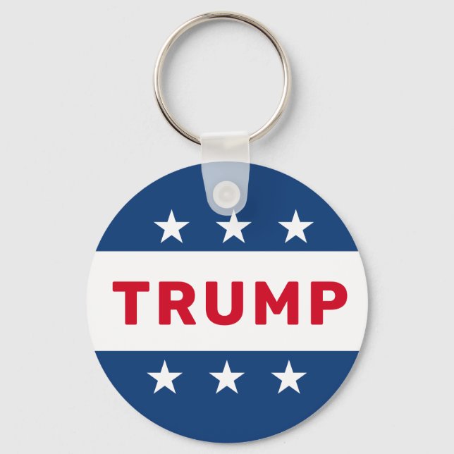Chaveiro Donald Trump 2024 Classic Star (Frente)