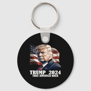 Chaveiro Donald Trump 2024 Leve a América de Volta à Eleiçã
