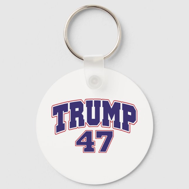 Chaveiro Donald Trump 47 (Frente)