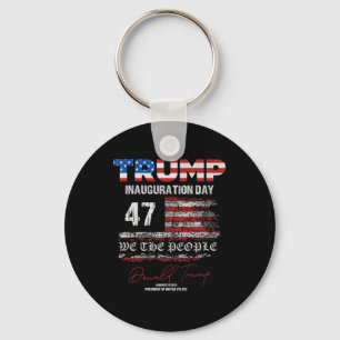 Chaveiro Donald Trump 47.º Presidente 2025 Inauguração dos