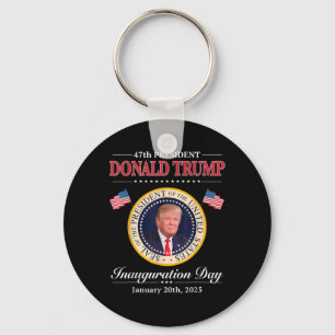 Chaveiro Donald Trump 47.º Presidente Inauguração 2025 Sup