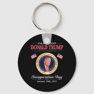 Chaveiro Donald Trump 47.º Presidente Inauguração 2025 Sup