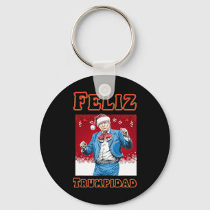 Chaveiro Donald Trump Christmas Feliz Trumpidad