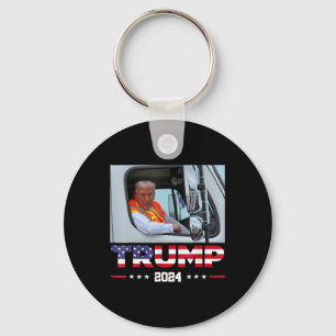 Chaveiro Donald Trump Corre No Caminhão De Lixo 1