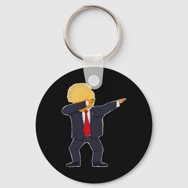Chaveiro Donald Trump Dab  (Frente)