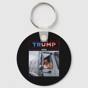 Chaveiro Donald Trump Dirige No Lixo De Camisas De Lixo