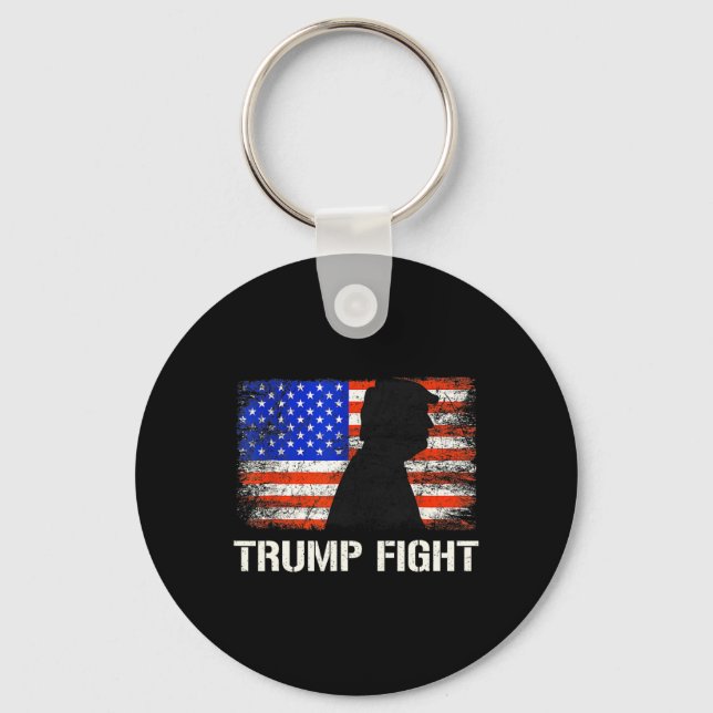 Chaveiro Donald Trump Luta Lutando Lutadores Apoiadores Am (Frente)