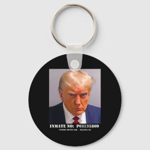 Chaveiro Donald Trump Mug Shot