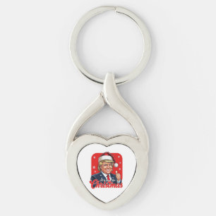 Chaveiro Donald Trump Natal Papai Noel Art