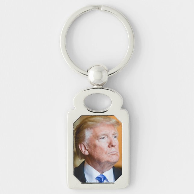 Chaveiro Donald Trump Portrait (Frente)