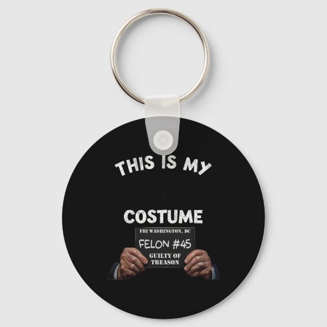 Chaveiro Donald Trump Prison Figurume de Halloween (Frente)