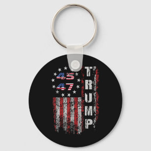 Chaveiro Donald Trump Shirt Trump Merchandise 45 47 Trump 2