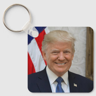 Chaveiro Donald Trump White House Presidente Portrait Keych